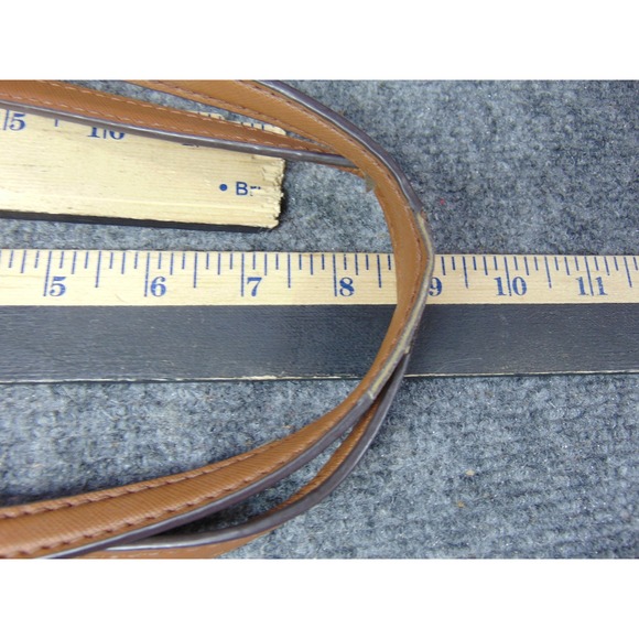 Michael Kors Jet Set Travel Charlotte Tote Acorn Brown Saffiano Leather Purse - Picture 13 of 16